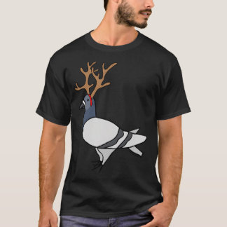 Camiseta Navidades Reindeer Fred The Pigeon