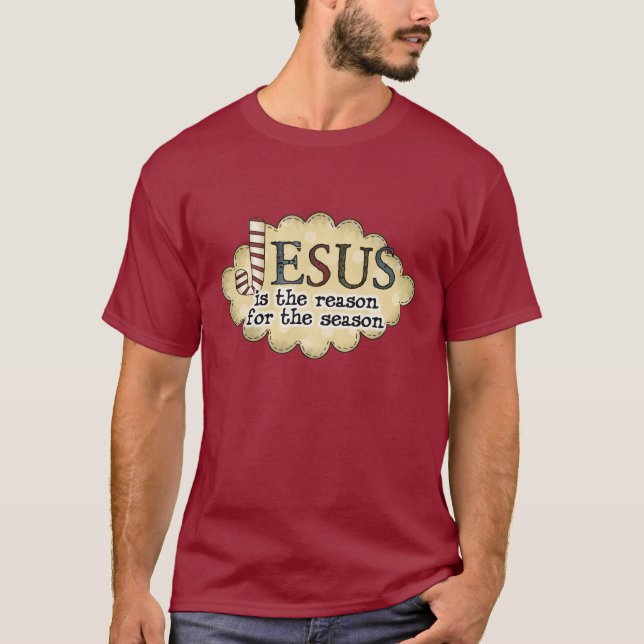 Camiseta Navidades religiosos de hombres llevan mucho tiemp (Anverso)