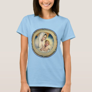 Camiseta Navidades religiosos, madoneses y niños
