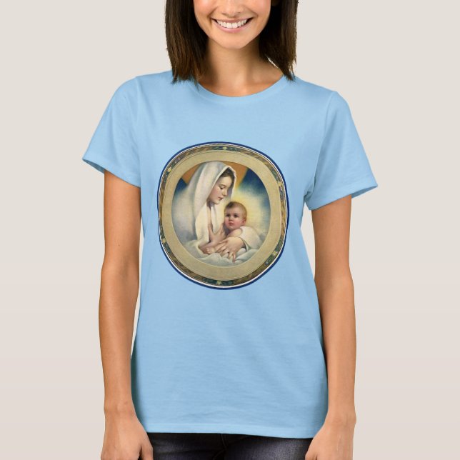 Camiseta Navidades religiosos, madoneses y niños (Anverso)