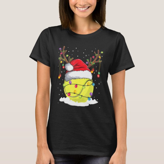 Camiseta Navidades reno de Santa Hat navidad niño (Anverso)