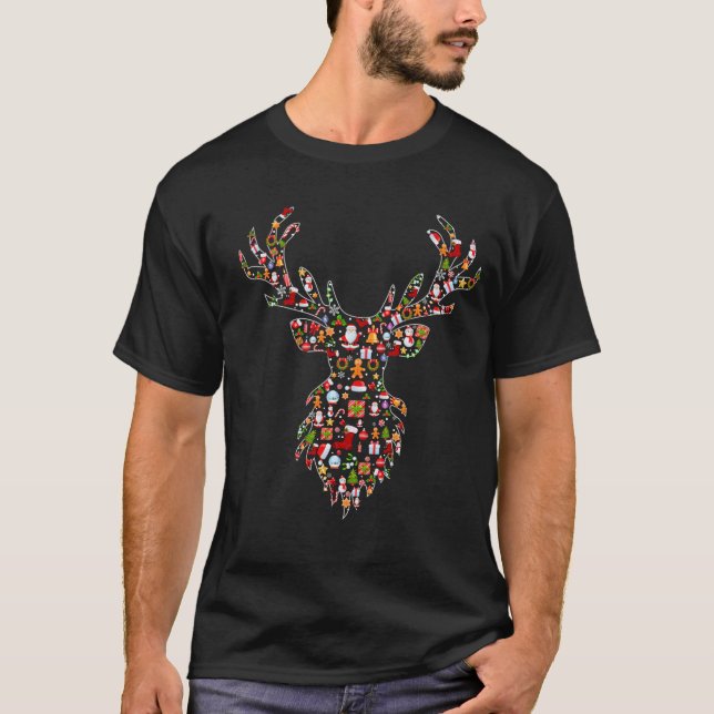Camiseta Navidades renos (Anverso)