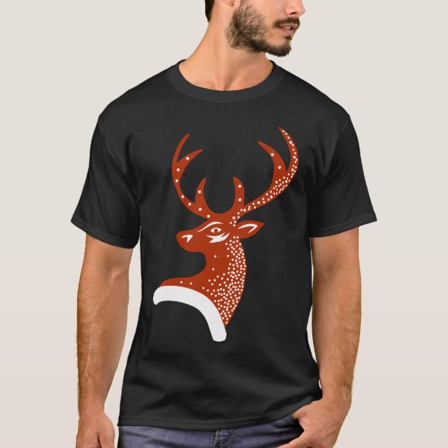 Camiseta Navidades renos (Anverso)