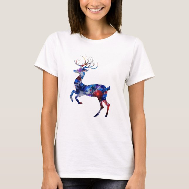 Camiseta Navidades renos (Anverso)