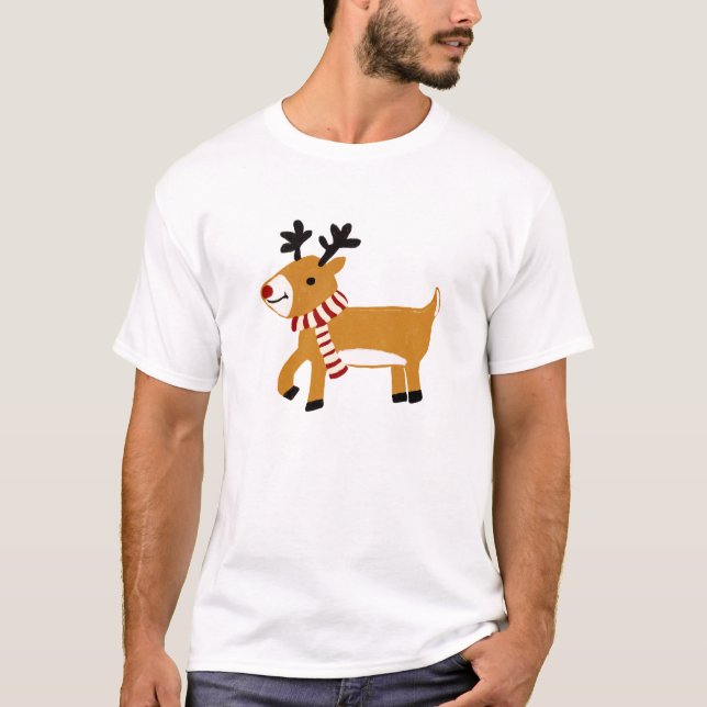 Camiseta Navidades renos (Anverso)