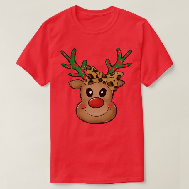 Camiseta navidades renos 3 (Diseño del anverso)