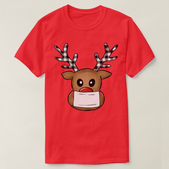 Camiseta navidades renos 5 (Diseño del anverso)