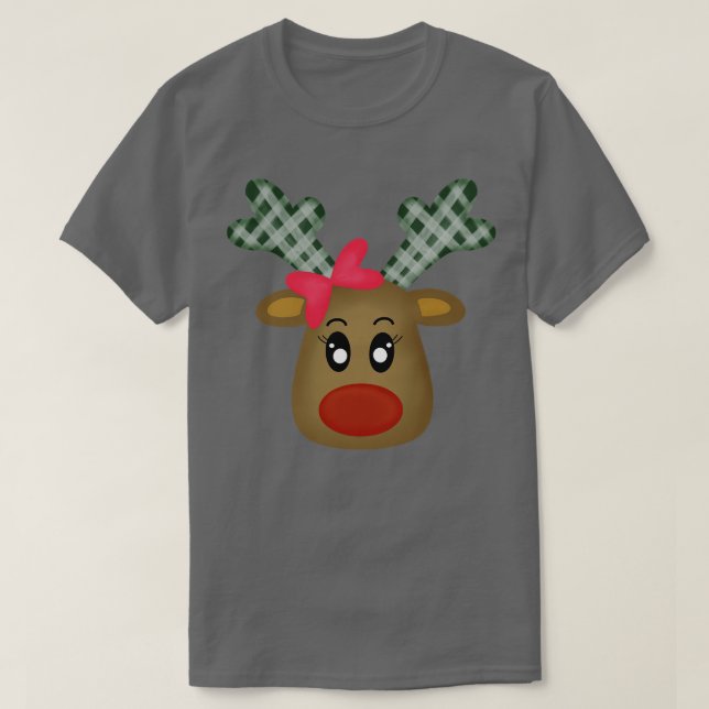 Camiseta Navidades renos 8 (Diseño del anverso)