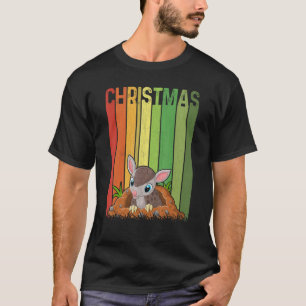 Camiseta Navidades Retro Armadillo Cute Grupo Coincide con