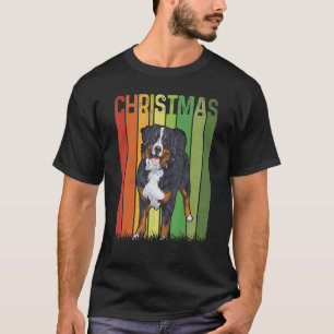 Camiseta Navidades Retro Bernese Mountain Dog Group Matchin