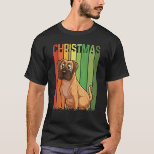 Camiseta Navidades Retro Boxer Dog Cute Group Coincidiendo 
