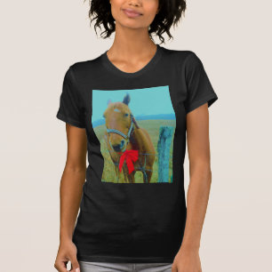 Camiseta navidades retro Caballo