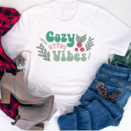 Camiseta Navidades Retro Cute Cosy Hygge de Temporada