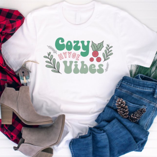 Camiseta Navidades Retro Cute Cosy Hygge de Temporada (Subido por el creador)