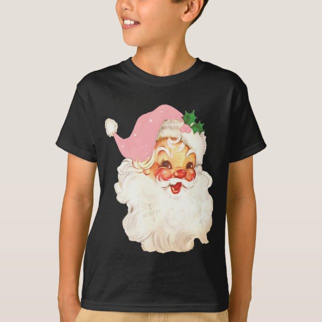 Camiseta Navidades retro de la época Santa Claus (Anverso)