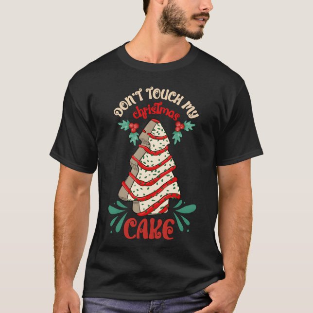 Camiseta Navidades Retro de tarta (Anverso)