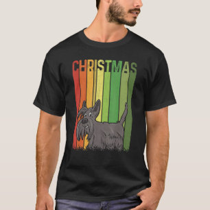 Camiseta Navidades Retro Escocia Terrier Grupo Matchin