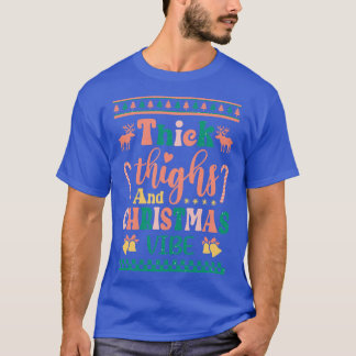 Camiseta Navidades Retro Graciosos Para Las Mujeres