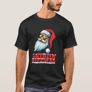 Camiseta Navidades Retro Skibidi Rizzmas Graciosa Santa Ska