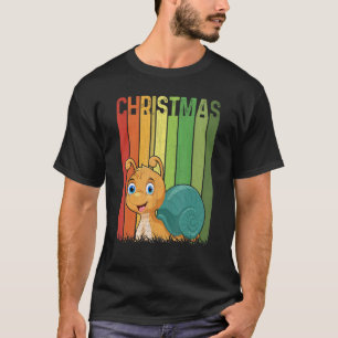 Camiseta Navidades Retro Snail Cute Group coincidiendo con