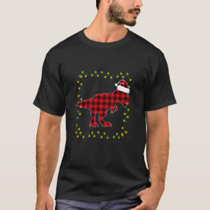 Camiseta Navidades Rex de Dinosaurio Tic Encenden Pajamas