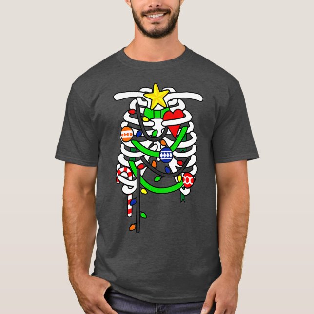 Camiseta Navidades Ribs Enfermera Radiológica Interventiva (Anverso)