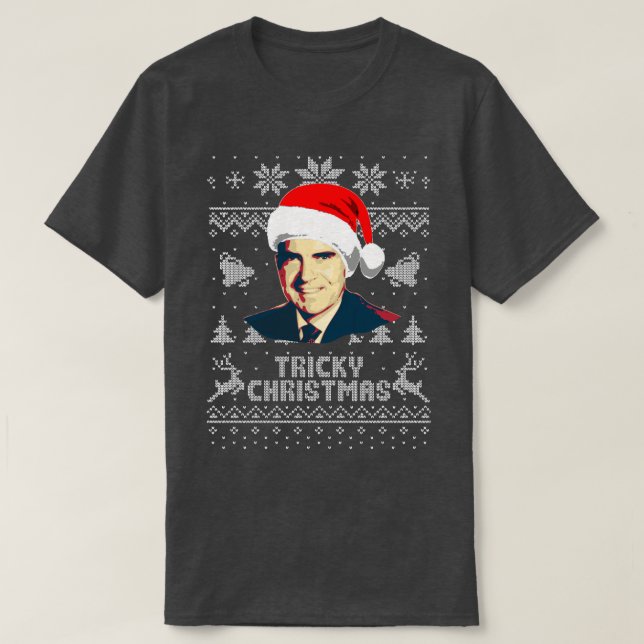 Camiseta Navidades Richard Nixon Tricky (Diseño del anverso)