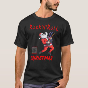 Camiseta Navidades Rock-N-Roll