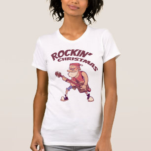 Camiseta Navidades Rockin, Santa meciendo con Invita de gui