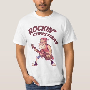 Camiseta Navidades Rockin, Santa meciendo con Invita de gui