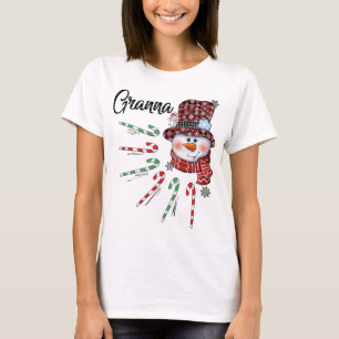Camiseta Navidades rojos de cañón de nieve Granna Candy