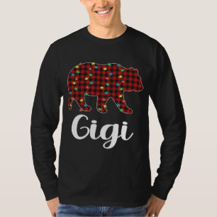 Camiseta Navidades rojos de plástico iluminan Gigi Bear Xma