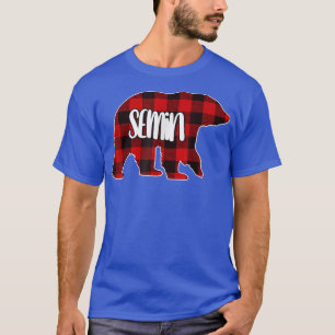 Camiseta Navidades rojos del Personalizado de oso semin par