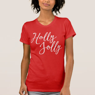 Camiseta Navidades rojos Holly Jolly Shirt