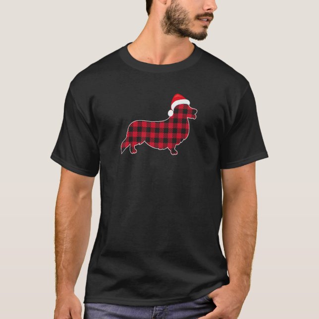 Camiseta Navidades Rojos Y Negros Búfalo Tapado Pembroke Wa (Anverso)