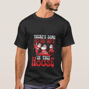 Camiseta Navidades rosados en esta casa