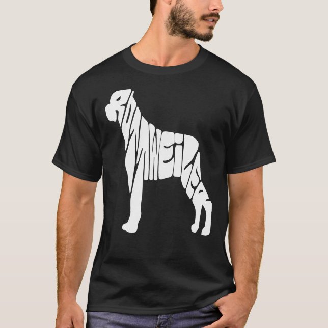 Camiseta Navidades Rottweiler E Ideas De Cumpleaños Para El (Anverso)