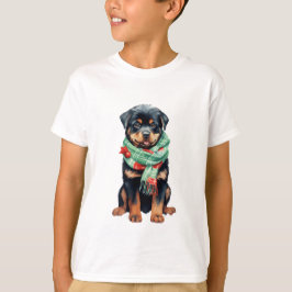 Camiseta Navidades Rottweiler Kids T-Shirt - Divertido feri