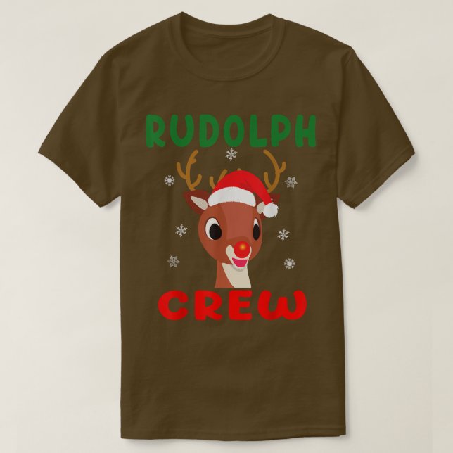 Camiseta Navidades Rudolph Crew Familia Matando A Pajamas X (Diseño del anverso)