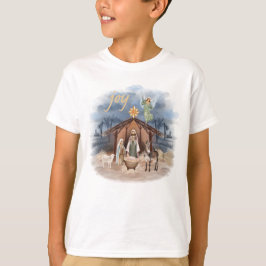 Camiseta Navidades rústicos de granjas disfrutan la nativid