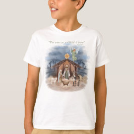 Camiseta Navidades rústicos de granjas Natividad tradiciona