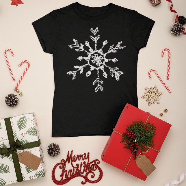 Camiseta Navidades Rústicos Snowflake (Subido por el creador)