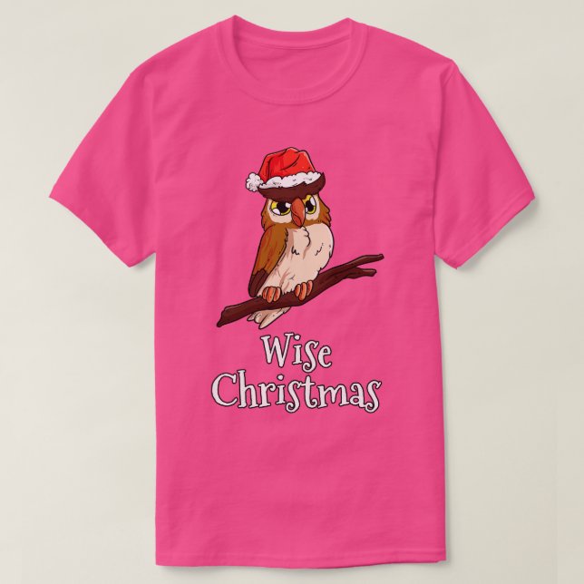 Camiseta Navidades sabios Feliz Navidad Papá Gorra Owl 1 (Diseño del anverso)
