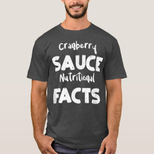 Camiseta Navidades Salsa de Cranberry Hechos NutricionalesG