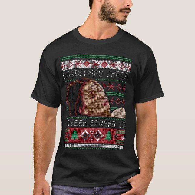 Camiseta Navidades Saludan Oh Sí, Difundan Sudor A Los Navi (Anverso)
