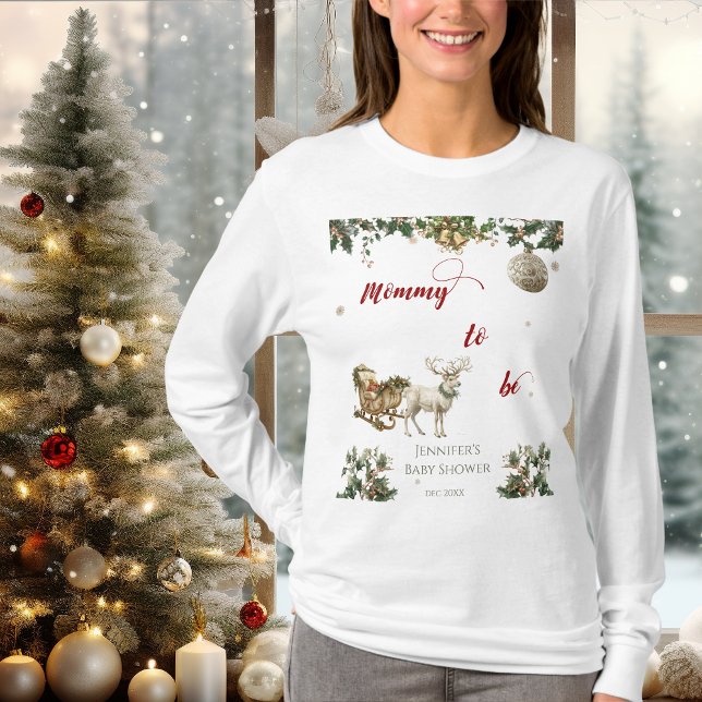 Camiseta Navidades Santa Bebé La Mami De Los Venados De Inv (Subido por el creador)