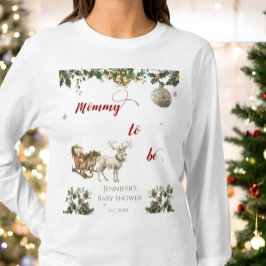 Camiseta Navidades Santa Bebé La Mami De Los Venados De Inv