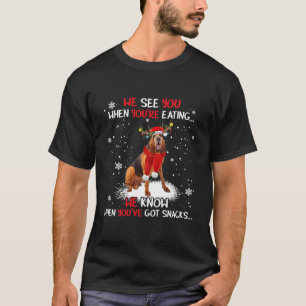 Camiseta Navidades Santa Bloodhound Reindes Light Pajama 
