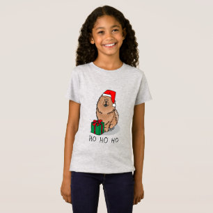 Camiseta Navidades Santa Chow Chow Dog (canela) Cute