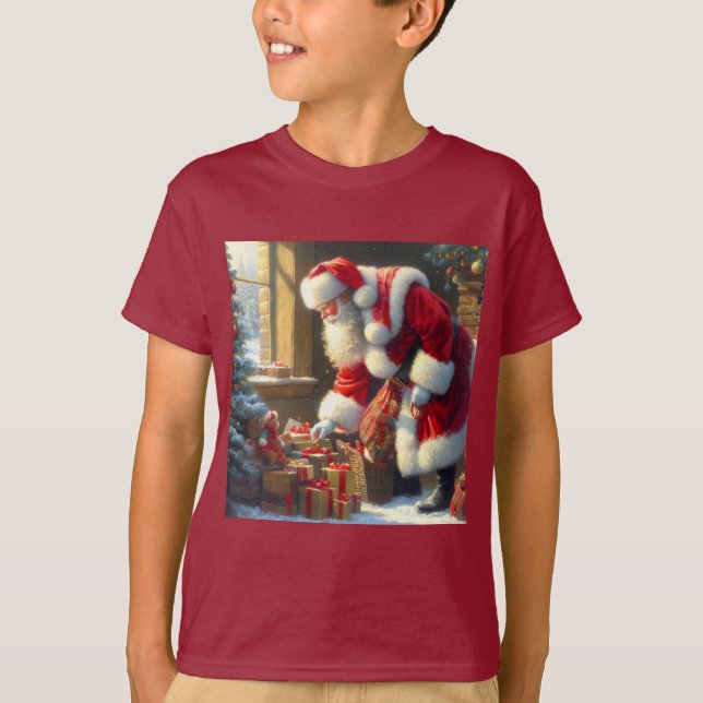 Camiseta Navidades Santa Claus 3 (Anverso)